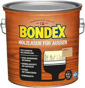 BONDEX Holzlasur für aussen - verschiedene Farben - 0,75 Liter