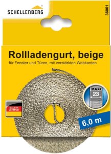 Rollladengurt 23 mm - 6 m - System MAXI - verschiedene Farben