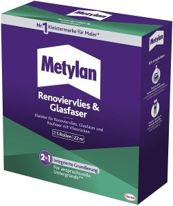 Metylan RENOVIERVLIES & GLASFASER Tapetenkleister - integrierte Grundierung