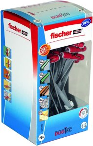 fischer DuoTec 10 - Nylon-Kippdübel für hohe Zug- und Querlasten