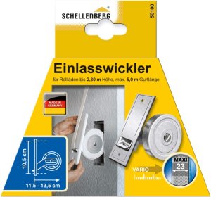 Einlasswickler System MAXI - Lochabstand 10,5 cm - Art.Nr.: 50100