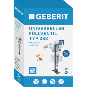 Geberit Füllventil Typ 383 - Schwimmerventil für Aufputz-Spülkasten - Art.Nr.: 240700005