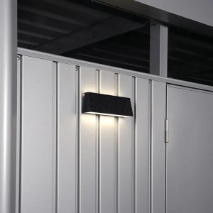 Solarleuchte für Gerätehaus und Geräteschrank